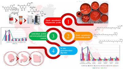 Bioaccessibility and Antioxidant Capacity of Bioactive Compounds From Various Typologies of Canned Tomatoes